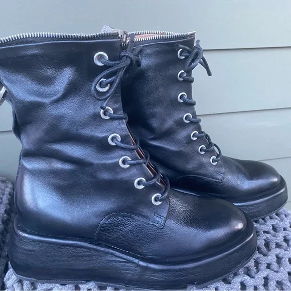 NEW AS98 37 6.5-7 NEW THIS SEASON FROM GERMANY NERO MID CALF CONVERTIBLE BOOT - Picture 8 of 11